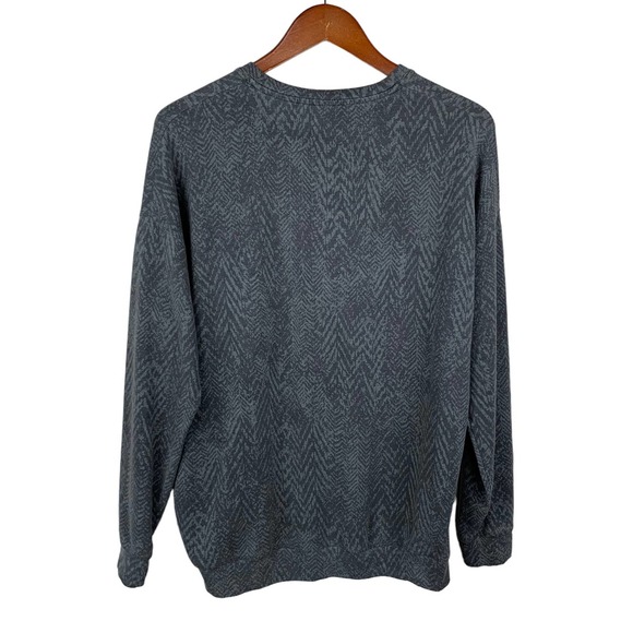 Athleta Studio to Street Splatter Pullover Sweatshirt Grey Women’s M - Picture 6 of 8